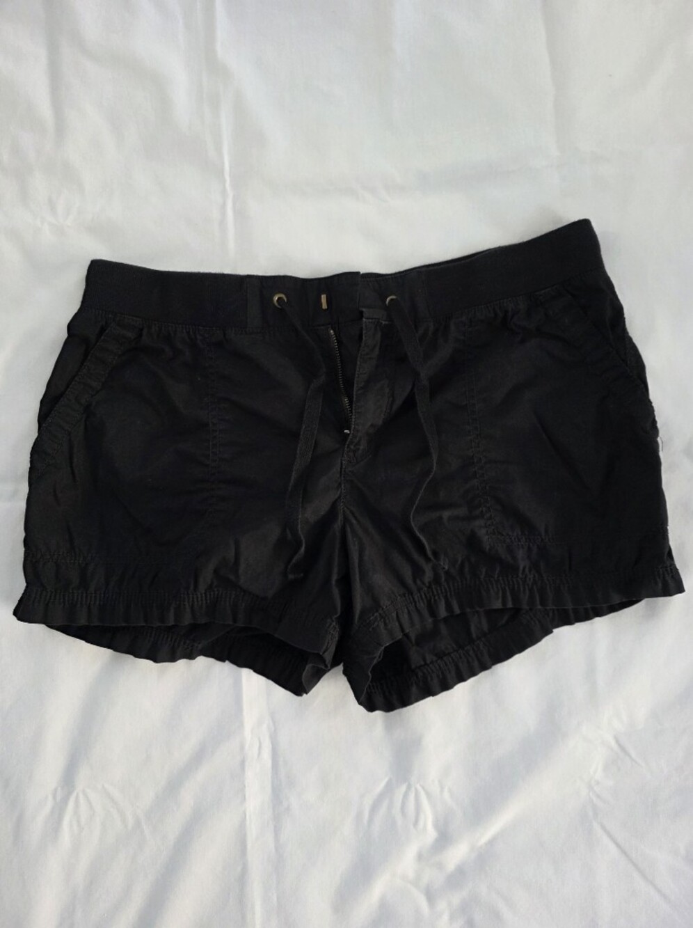 a.n.a Black Drawstring Shorts